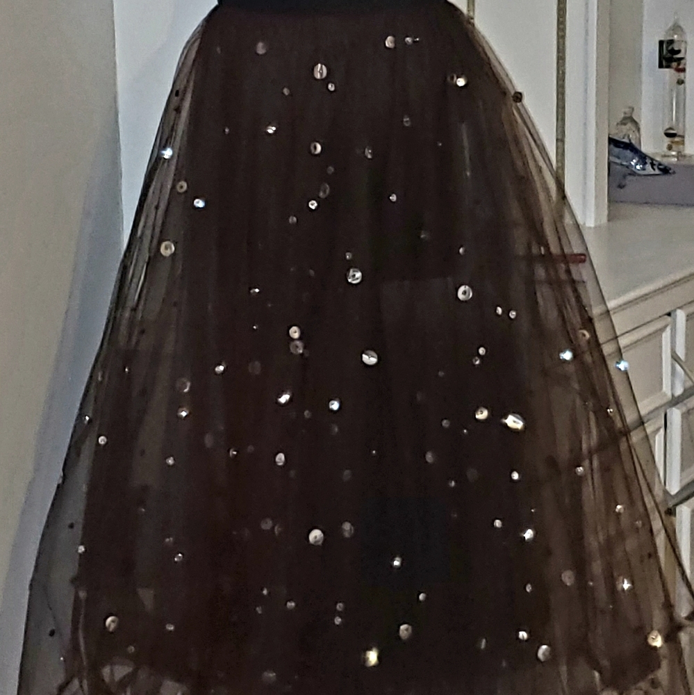 Escada maxi tulle skirt S